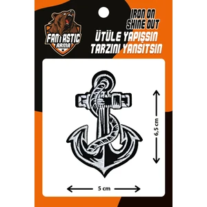 Ütü Ile Yapışan Dokuma Arma Patch, Çapa