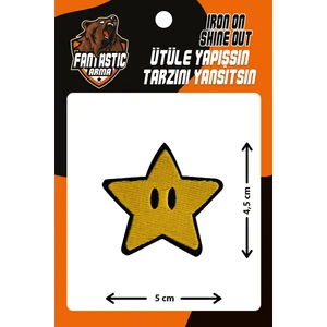 Ütü Ile Yapışan Dokuma Arma Patch, Yıldız