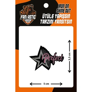 Ütü Ile Yapışan Dokuma Arma Patch, Yıldız Perfect
