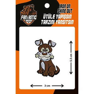 Ütü Ile Yapışan Dokuma Arma Patch, Köpek