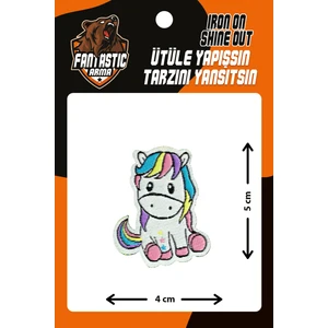 Ütü Ile Yapışan Dokuma Arma Patch, Unıcorn