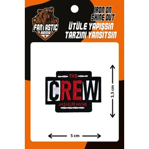 Ütü Ile Yapışan Dokuma Arma Patch, Crew