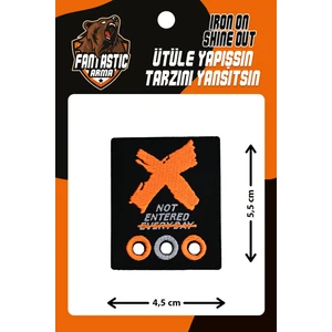 Ütü Ile Yapışan Dokuma Arma Patch, x Not Entered