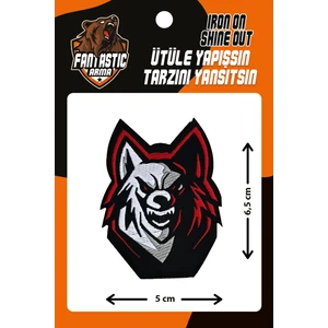 Ütü Ile Yapışan Dokuma Arma Patch, Kurt/wolf