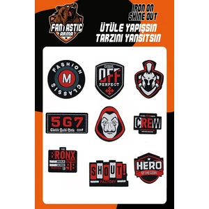 Ütü Ile Yapışan Dokuma Arma Seti Patch Yama Fashıon, Hero Modeli