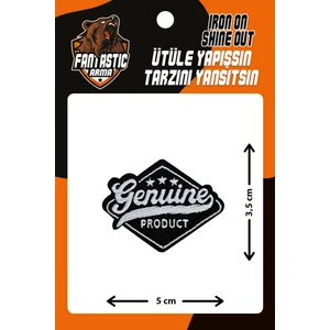 Ütü Ile Yapışan Dokuma Arma Patch, Genuıne