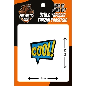Ütü Ile Yapışan Dokuma Arma Patch, Cool