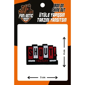 Ütü Ile Yapışan Dokuma Arma Patch, Shout