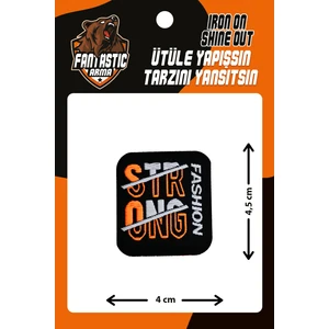 Ütü Ile  Yapışan Dokuma Arma Patch, Strong