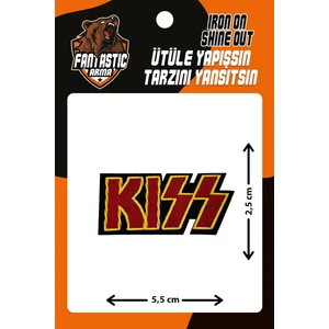 Ütü Ile Yapışan Dokuma Arma Patch, Kıss