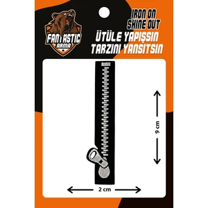 Ütü Ile Yapışan Dokuma Arma Patch, Fermuar