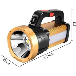 Akbaş Watton WT-615 6 Mod Şarjlı El Feneri Projektör Tipi