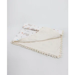 Babies Dream Pazen Bebek Battaniyesi 100% Pamuk 110X110  Xl Ölçülerinde