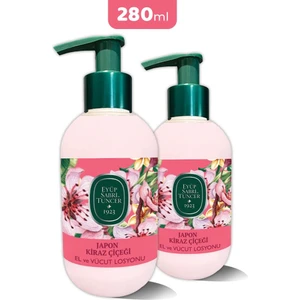 Eyüp Sabri Tuncer Japon Kiraz Çiçeği El ve Vücut Losyonu 280 ml x 2