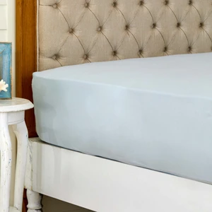 Karaca Home Penye Fitted Tek Kişilik Çarşaf 100X200 cm Mavi