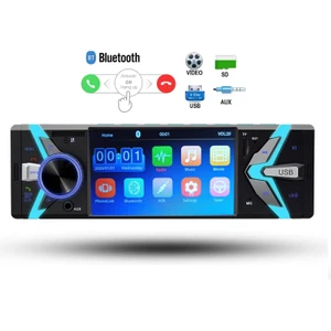 Yeşiltech MP5 Oto Medya Çalar Bluetooth USB SD AUX 18 Kanal Radyo Hafızalı Yüksek Çözünürlüklü TFT Ekran