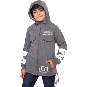 Toontoy Kids Toontoy Erkek Çocuk Kapüşonlu Baskılı Hırka