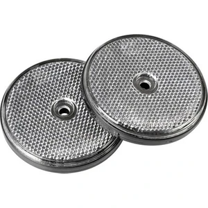 E11 Belgeli Beyaz Vidalı 65MM Yuvarlak Reflektör 20524