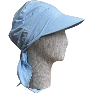 Rupen Kraft Bağlamalı Safari Kadın Şapkası  Eşarplı Şapka  Plaj Şapkası Siperli Bandana Şapka