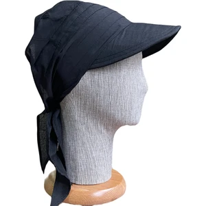 Rupen Kraft Bağlamalı Safari Kadın Şapkası  Eşarplı Şapka  Plaj Şapkası Siperli Bandana Şapka