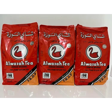 Alwazah Tea Swan Brand Pure Ceylon Dökme Çay 3 x 400