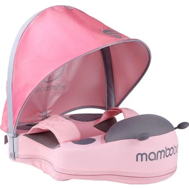 Mambobaby Çocuklar Için Gölgelikli Emniyet Kilitli Yüzme Simidi Swimsafe Kolluk Simit 8-36