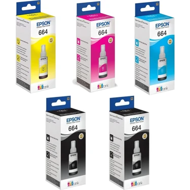 Epson 664 C13T66424A Multipack +1 Siyah  Mürekkep