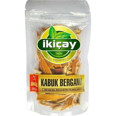 İkiçay Kabuk Bergamot Doğal Aroma 50 gr C Vitamini ve Antioksidan
