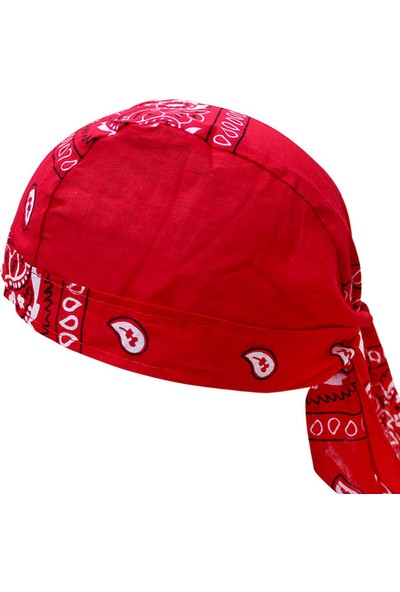 Bisiklet Korsan Şapkaları Bandana Beanie Hafif Yumuşak Erkekler Için Kırmızı Yürüyüş Kırmızı (Yurt Dışından)