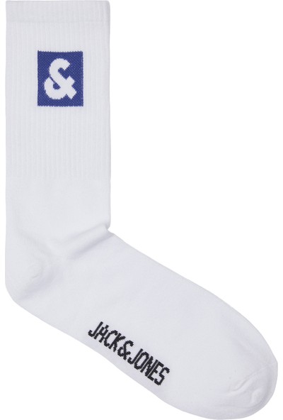 Jack & Jones Logo Nakisli Tekli Çorap