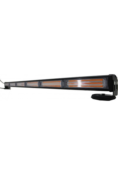 Aracım Oto Aksesuar Cob LED Bar 91 cm 6 Lı Turuncu Çakar Ikaz Off Road