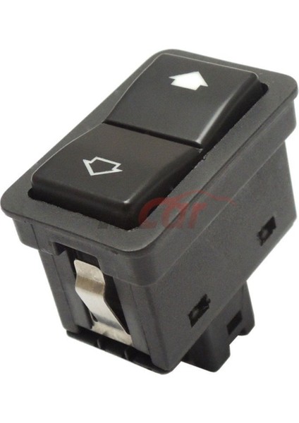 Cam Düğmesi Anahtarı E38 Siyah Ince Kare Soket 61318352148