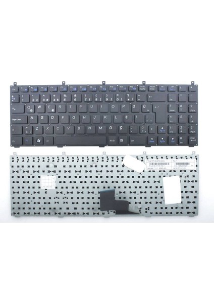 Casper ile Uyumlu W76S Uyumlu Notebook Klavyesi Siyah - Tr