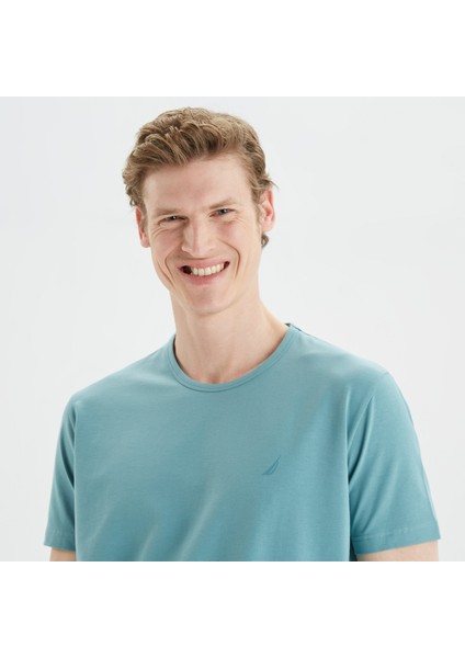 Nautıca Erkek Yeşil Kısa Kollu T-Shırt V35009T.33T fırsatları