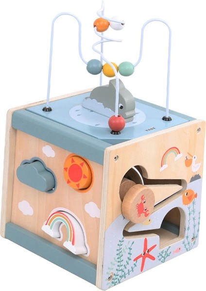Boncuk Maze Montessori Oyunu Ahşap Boncuk Oyuncak Okul Öncesi Için Erken Eğitim (Yurt Dışından)