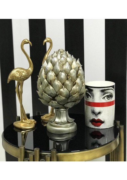 Dekoratif Enginar Biblo Heykel