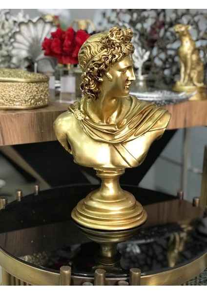 Apollo Büst Büyük Boy Heykel