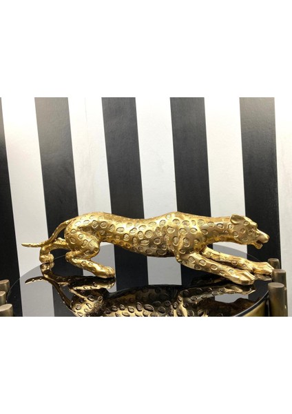 Leopar Gold Dekoratif Biblo