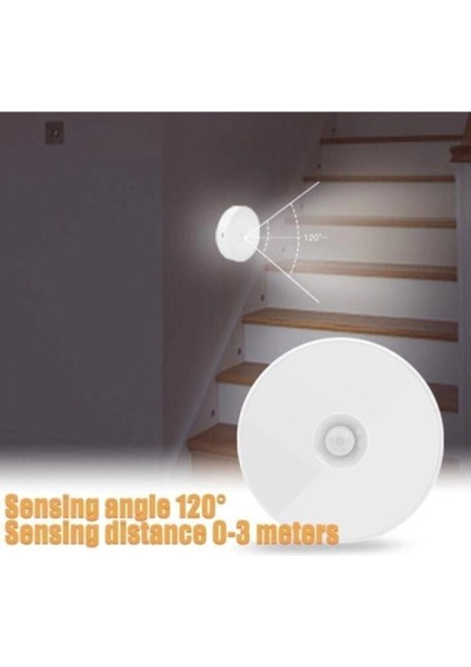 Mıknatıslı Şarjlı Sensörlü LED Kabin Dolap Içi Aydınlatma Gece Lambası Beyaz Renk indirimleri