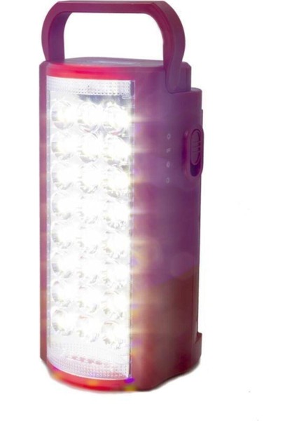 Daylink 2606L USB Şarj Çıkışlı 18LED 80 Saat Akülü Şarjlı Işıldak