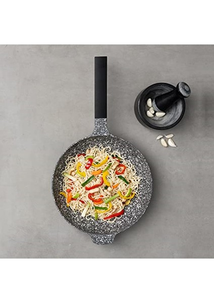 Perge Döküm Wok Tava 30 cm