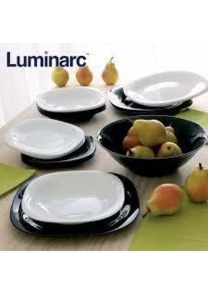 Luminarc Carine Beyaz 18 Parça Yemek Tabağı. Madameluda 18