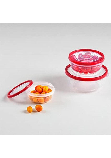 Lock & Fresh 3'lü Kompakt Set 400-800-1350 Ml, Plastik Saklama Seti modelleri