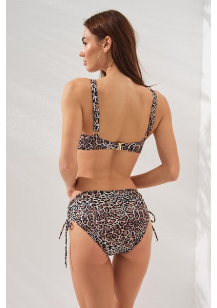 Rhode Bantlı Toparlayıcı Bikini Leopar 231237-D fiyatları