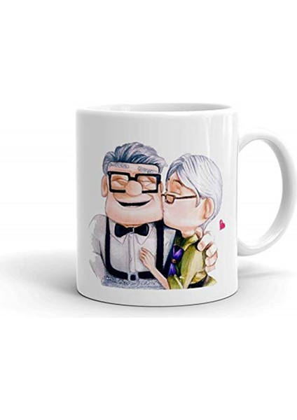 Yukarı Bak Seramik Kupa Bardak