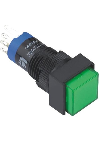 12MM Kalıcı Anahtar Kare 10-24V Yada 220V 5p