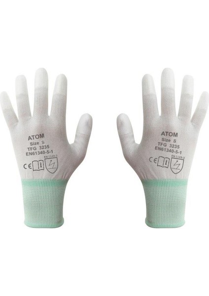 TFG-3233S Parmak Ucu Korumalı Antistatik Eldiven Small