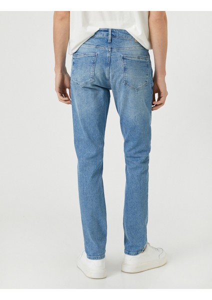 Slim Fit Kot Pantolon - Brad Jean