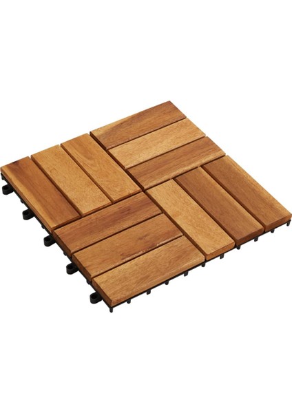 10 Adet Yer Karosu Akasya 30 x 30 cm