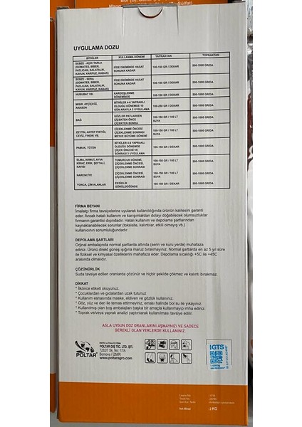 Integral(Mikro Bitki Besin Elementi Karışımı)-2 kg